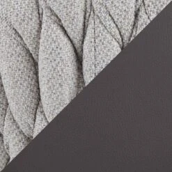 26" Braided Matisse Counter Height Barstool With Faux Leather And Fabric - LumiSource -Furniture Haven Shop GUEST c5b3c60e 689c 4ea2 8518 a93789d97186