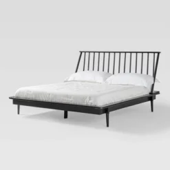 Boho Solid Wood Spindle Platform Bed - Saracina Home 33 Boho Solid Wood Spindle Platform Bed - Saracina Home -Furniture Haven Shop GUEST c5d323a8 8164 4401 a7cd 52309bceefac