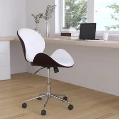 Merrick Lane Office Chair Mid-Back Ergonomic Executive Swivel Office Chair With Tilt-Lock And Tilt Tension Controls -Furniture Haven Shop GUEST c63869e0 178a 40fc 8573 47c850d921b2