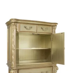 44" Vendome Bedroom Set Gold Patina/Bone White - Acme Furniture -Furniture Haven Shop GUEST c691550d 2903 4a97 8a18 29c567ae80c6