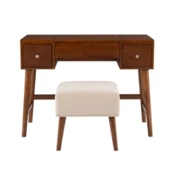 Viola Vanity Set Brown - Linon -Furniture Haven Shop GUEST c777b6aa a1b5 4b97 b376 0366e8d012b4