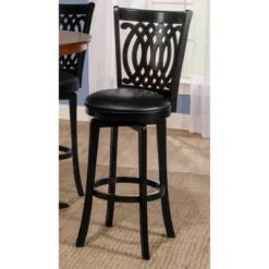 30" Van Draus Swivel Barstool Metal/Black - Hillsdale Furniture -Furniture Haven Shop GUEST c7a3b971 da13 438f 8a4a 541fe6f203ba