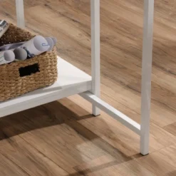 Counter Height Kitchen Island Baltic Oak Trim White - Sauder -Furniture Haven Shop GUEST c8a33c0a 8cae 4592 b733 a90e9e99118a