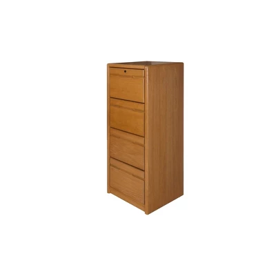 4 Drawer File Cabinet Brown - Martin Furniture 1 4 Drawer File Cabinet Brown - Martin Furniture