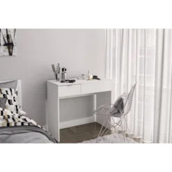 Ava Pull Top Vanity White - Polifurniture -Furniture Haven Shop GUEST c94c39ae fefc 446a a181 b6a2e0d2fd10