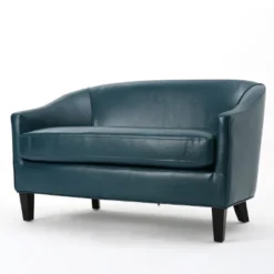 Justine Faux Leather Loveseat - Christopher Knight Home 13 Justine Faux Leather Loveseat - Christopher Knight Home -Furniture Haven Shop GUEST c9ac9d6b 8700 4b64 8f06 e29c87636b8c