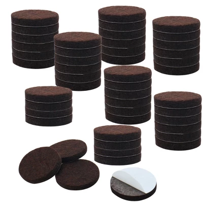 Unique Bargains Round Self-Stick Non-Slip Anti-Scratch Floor Protector Furniture Felt Pads Dark Brown 50 Pcs 3 Unique Bargains Round Self-Stick Non-Slip Anti-Scratch Floor Protector Furniture Felt Pads Dark Brown 50 Pcs - Image 3