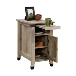 Carson Forge Side Table Lintel Oak - Sauder -Furniture Haven Shop GUEST ca7fa425 e8f1 491a 82c5 06011af7dbb2