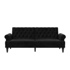 Cassidy Upholstered Futon - Paris Hilton X The Novogratz -Furniture Haven Shop GUEST caa17917 e7cf 4840 a55d 9db690d3402b