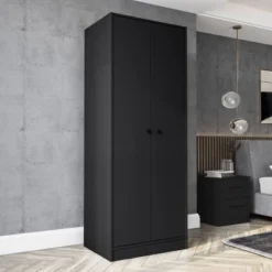 Denmark 2 Door Wardrobe - Polifurniture -Furniture Haven Shop GUEST cb3a8766 c5ed 4300 b031 2ca422cbf10c