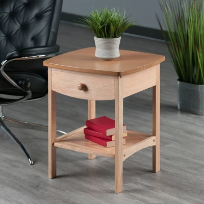 Claire Nightstand Accent Table Natural - Winsome 7 Claire Nightstand Accent Table Natural - Winsome - Image 7