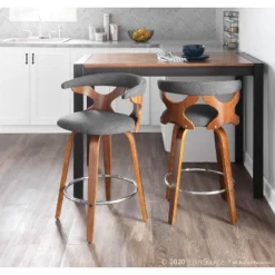 Set Of 2 Gardenia Upholstered Counter Height Barstools - Lumisource 24 Set Of 2 Gardenia Upholstered Counter Height Barstools - Lumisource -Furniture Haven Shop GUEST cd827602 1e4b 4537 8d17 ac4916e6cfd0