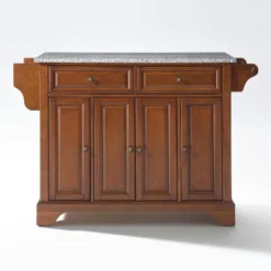 Lafayette Gray Granite Top Full Size Kitchen Island/Cart - Crosley -Furniture Haven Shop GUEST cdfc1388 256e 4b3e ad75 5cbc2cc55c3e