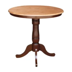 36" Round Counter Height Dining Table With 12" Leaf - International Concepts 11 36" Round Counter Height Dining Table With 12" Leaf - International Concepts -Furniture Haven Shop GUEST ceb6a58c 6fc1 4844 8856 3080466dbe3a