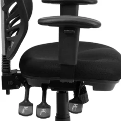Emma And Oliver Mid-Back Black Mesh Multifunction Ergonomic Office Chair With Adjustable Arms 13 Emma And Oliver Mid-Back Black Mesh Multifunction Ergonomic Office Chair With Adjustable Arms -Furniture Haven Shop GUEST cec417be e4eb 401e 9ac8 0148ae1fb1e3