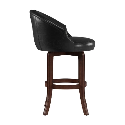 30" Dartford Swivel Barstool Brown/Black - Hillsdale Furniture 2 30" Dartford Swivel Barstool Brown/Black - Hillsdale Furniture - Image 2