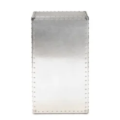 Serge Metal 1 Door Accent Storage Cabinet Silver - Baxton Studio 13 Serge Metal 1 Door Accent Storage Cabinet Silver - Baxton Studio -Furniture Haven Shop GUEST d094c169 af62 49e1 a585 e89805d1b0d0