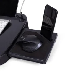 Sofia + Sam Multi Tasking Memory Foam Lap Desk With USB Light And Mouse Pad - Black -Furniture Haven Shop GUEST d1a7ca06 d0c0 4f67 90f6 adc98a5a2422