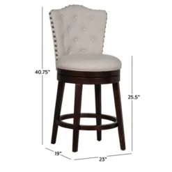 Edenwood Swivel Counter Height Barstool Cream - Hillsdale Furniture 18 Edenwood Swivel Counter Height Barstool Cream - Hillsdale Furniture -Furniture Haven Shop GUEST d390e027 044a 40d1 b2f0 7991d3a75935