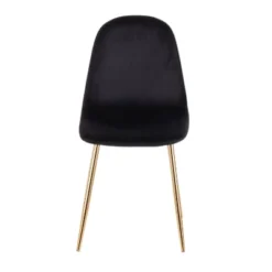 Set Of 2 Pebble Contemporary Dining Chairs Gold/Black - LumiSource -Furniture Haven Shop GUEST d3aeb65e 445d 4b69 9729 117fe9dd641d