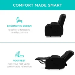 Best Choice Products Electric Power Lift Recliner Massage Chair Furniture W/ USB Port, Heat, Cupholders 12 Best Choice Products Electric Power Lift Recliner Massage Chair Furniture W/ USB Port, Heat, Cupholders -Furniture Haven Shop GUEST d427aeeb 0db2 4847 b658 0f8c172381aa