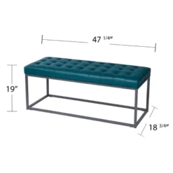 Perscon Upholstered Hallway Bench Blue - Aiden Lane 13 Perscon Upholstered Hallway Bench Blue - Aiden Lane -Furniture Haven Shop GUEST d494d379 768b 4d99 930f f222fdf13e48