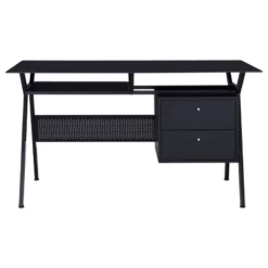Weaving 2 Drawer Glass Top Computer Desk With Keyboard Tray Black - Coaster 11 Weaving 2 Drawer Glass Top Computer Desk With Keyboard Tray Black - Coaster -Furniture Haven Shop GUEST d5336f7a a8e8 4799 8caa bd6745a2c3d6