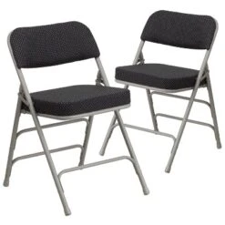 Flash Furniture 2 Pack HERCULES Series Premium Curved Triple Braced & Hinged Fabric Upholstered Metal Folding Chair 24 Flash Furniture 2 Pack HERCULES Series Premium Curved Triple Braced & Hinged Fabric Upholstered Metal Folding Chair -Furniture Haven Shop GUEST d556d1fe b089 4e23 a2cb 851865ae3583