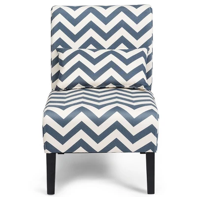 Costway Armless Accent Leisure Chair With Lumbar Pillow 9 Costway Armless Accent Leisure Chair With Lumbar Pillow - Image 9