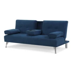 Miley Convertible Futon Sectional Sofa Navy Blue - Serta 8 Miley Convertible Futon Sectional Sofa Navy Blue - Serta -Furniture Haven Shop GUEST d7c9ad9e 9854 4b61 b1ee 679255f5d76b