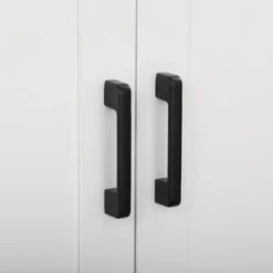 HOMCOM 72" Freestanding Kitchen Pantry, 4-Door Storage Cabinet Organizer With Adjustable Shelves, Kitchen Cabinet With Doors And Shelves, White -Furniture Haven Shop GUEST d8631b97 8865 4689 8430 762a3d3bdb14