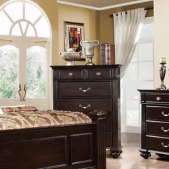 3pc California King Pennings Traditional Bed Set And Nightstand With Chest Dark Walnut - HOMES: Inside + Out 22 3pc California King Pennings Traditional Bed Set And Nightstand With Chest Dark Walnut - HOMES: Inside + Out -Furniture Haven Shop GUEST dacbbdb9 2cc6 4558 b638 7f4ccfd987ab