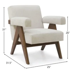 Set Of 2 Morgan Upholstered 19.7" Wider Seat And Armrest With Upside Down "V" Shape Design Rubberwood Legs Accent Chair-The Pop Maison 14 Set Of 2 Morgan Upholstered 19.7" Wider Seat And Armrest With Upside Down "V" Shape Design Rubberwood Legs Accent Chair-The Pop Maison -Furniture Haven Shop GUEST dae5ae3c 0d54 451e a1d7 899e3a011854