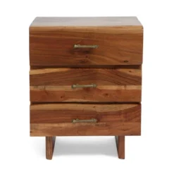 Set Of 2 Terrell Handcrafted Boho Acacia Wood 3 Drawer Nightstands Dark Natural - Christopher Knight Home 11 Set Of 2 Terrell Handcrafted Boho Acacia Wood 3 Drawer Nightstands Dark Natural - Christopher Knight Home -Furniture Haven Shop GUEST db2c8a5f 4ada 496b bdbb 0de2766eb57b