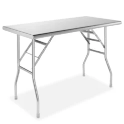 GRIDMANN 48 X 24 Inch Stainless Steel Folding Tables, NSF Certified Kitchen Prep Table -Furniture Haven Shop GUEST dca783ad 792e 499b a747 d3d8d128d1b9