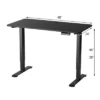 Costway Electric Adjustable Standing Desk Stand Up Workstation W/Control WhiteBlack MapleTeak