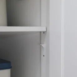 HOMCOM Rolling Kitchen Island On Wheels Utility Cart With Drop-Leaf And Rubber Wood Countertop, Storage Drawers, Door Cabinets, White -Furniture Haven Shop GUEST dce14744 19ef 4eff b432 c16ba7209ba3