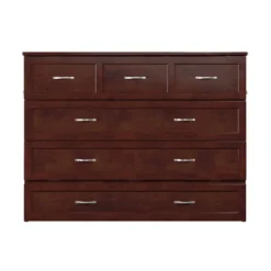 Full Deerfield Murphy Bed Chest With Charger Walnut - AFI -Furniture Haven Shop GUEST dce1af34 c96c 45eb 9435 a57fa5e5a9cb