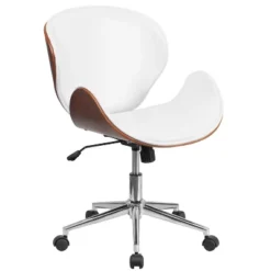 Merrick Lane Office Chair Mid-Back Ergonomic Executive Swivel Office Chair With Tilt-Lock And Tilt Tension Controls -Furniture Haven Shop GUEST de630604 597e 4e33 9d31 6d8ad3808284