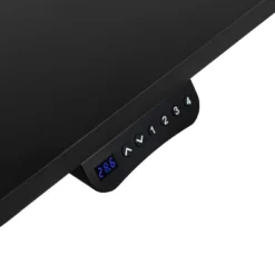 Flash Furniture 48" Wide Black Electric Height Adjustable Standing Desk With Mid-Back Black LeatherSoft And Chrome Executive Swivel Office Chair 22 Flash Furniture 48" Wide Black Electric Height Adjustable Standing Desk With Mid-Back Black LeatherSoft And Chrome Executive Swivel Office Chair -Furniture Haven Shop GUEST df0012e9 80de 467b b315 3cbb87fd34f0 1