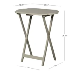 Set Of 2 Ledda Folding Snack Tray - Linon -Furniture Haven Shop GUEST df54c8b8 2eb4 4ecb a840 ca8d2ee8b655