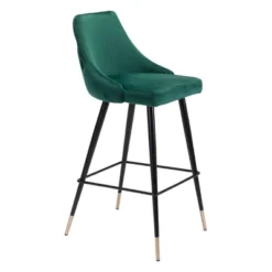 29.5" Luxe Velvet Barstool - ZM Home -Furniture Haven Shop GUEST e0c47726 b191 40b6 af00 60825d59e351
