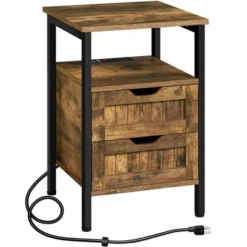 Yaheetech 2-Drawer End Table With Charging Outlets And USB Ports 12 Yaheetech 2-Drawer End Table With Charging Outlets And USB Ports -Furniture Haven Shop GUEST e1938766 e107 4091 8d8c bf1663620eb0