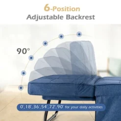 Costway 4 In 1 Multi-Function Sofa Bed Convertible Sleeper Folding Ottoman 17 Costway 4 In 1 Multi-Function Sofa Bed Convertible Sleeper Folding Ottoman -Furniture Haven Shop GUEST e1e123de d3c6 4a5d b976 c62743114f2b