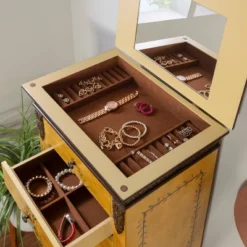 Beatrice Antique Parchment Hand Painted Jewelry Armoire - Powell Company 23 Beatrice Antique Parchment Hand Painted Jewelry Armoire - Powell Company -Furniture Haven Shop GUEST e2e5afd7 c178 42fb 9098 e08edcb21e41