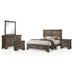 5pc Jacobia Rustic Bedroom Set Gray - HOMES: Inside + Out 17 5pc Jacobia Rustic Bedroom Set Gray - HOMES: Inside + Out -Furniture Haven Shop GUEST e3551572 6487 4c9b 9dd3 5713925f325a