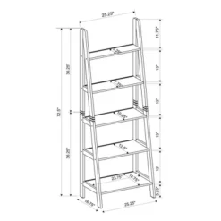 Acadia Ladder Bookshelf - Linon -Furniture Haven Shop GUEST e55e8250 0af2 4f7a 8552 ae03d7e0ecd7