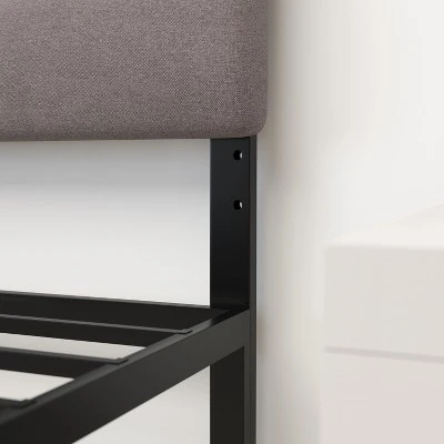 Merrick Lane Headboard With Tufted Upholstery And Powder Coated Metal Frame 5 Merrick Lane Headboard With Tufted Upholstery And Powder Coated Metal Frame - Image 5