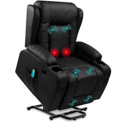 Best Choice Products Electric Power Lift Recliner Massage Chair Furniture W/ USB Port, Heat, Cupholders 7 Best Choice Products Electric Power Lift Recliner Massage Chair Furniture W/ USB Port, Heat, Cupholders - Image 7