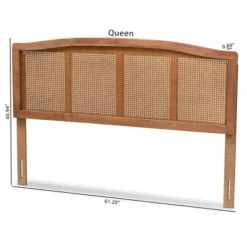 Marieke Wood Headboard Ash Walnut - Baxton Studio -Furniture Haven Shop GUEST e729ff97 50ff 4bcb 88a5 a1dd38ad66d0
